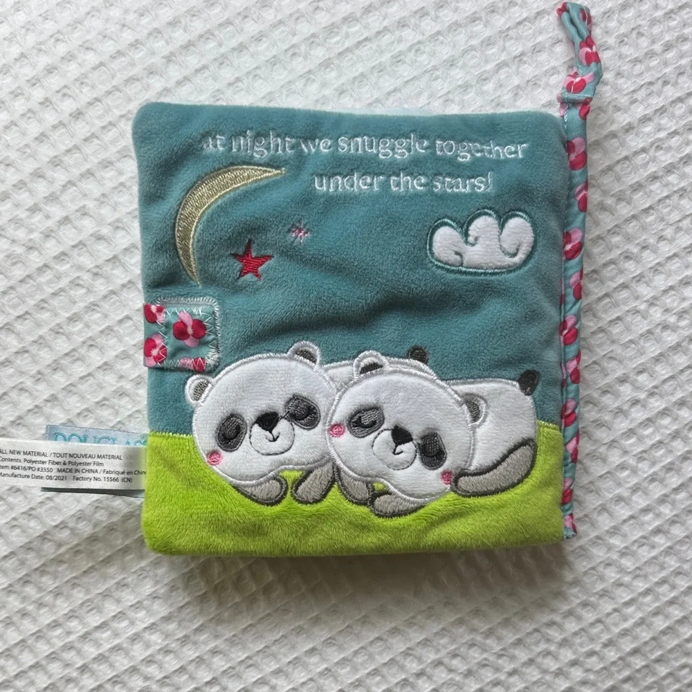 Douglas Baby “Happy Little Panda” Crinkle Book Plush Soft Sensory Toy EUC - Picture 4 of 5
